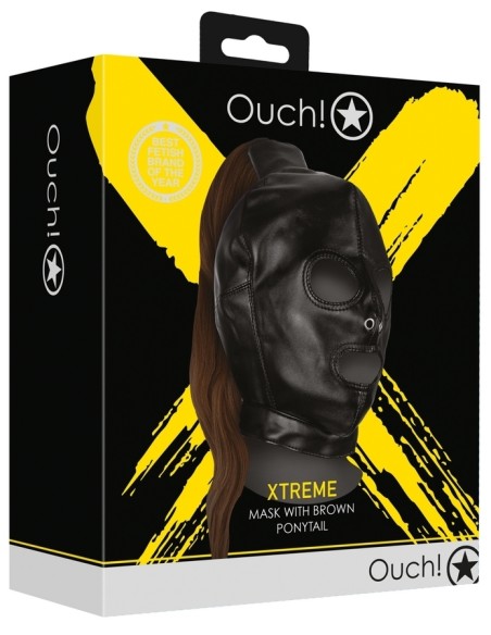 Cagoule Queue de cheval Brune Hood Tail