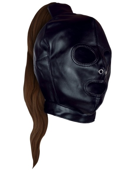 Cagoule Queue de cheval Brune Hood Tail