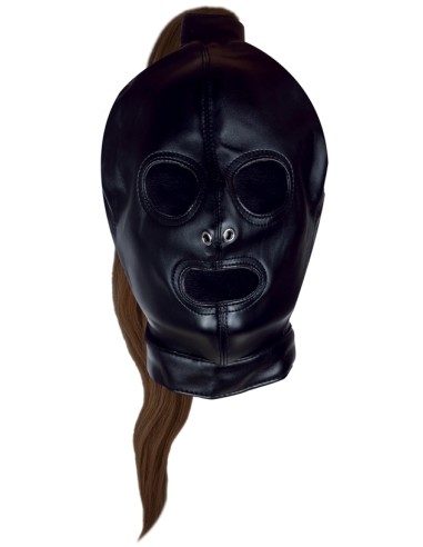 Cagoule Queue de cheval Brune Hood Tail