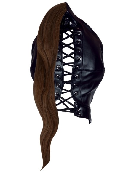 Cagoule Queue de cheval Brune Hood Tail