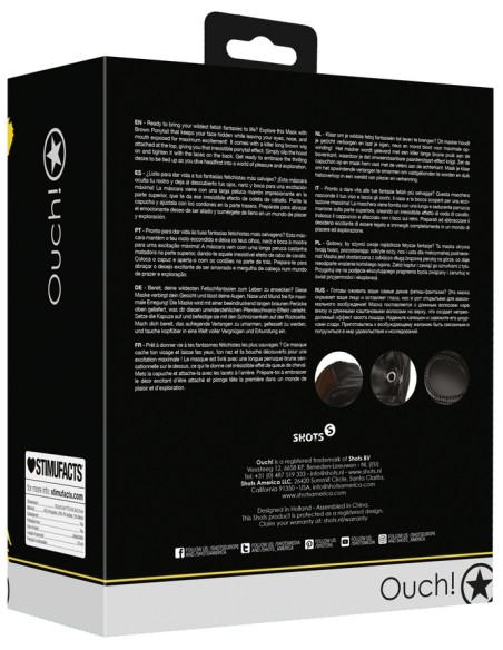 Cagoule Queue de cheval Brune Hood Tail