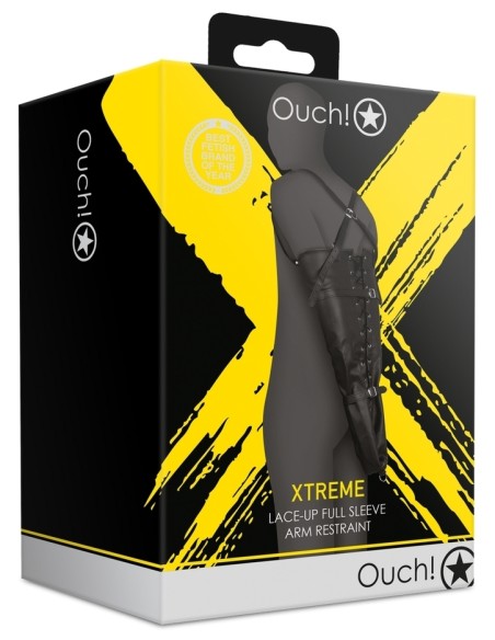 Camisole pour Bras Lace-Up Full Noire