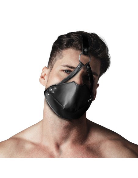 Muselière avec Bâillon Head Harness Noire