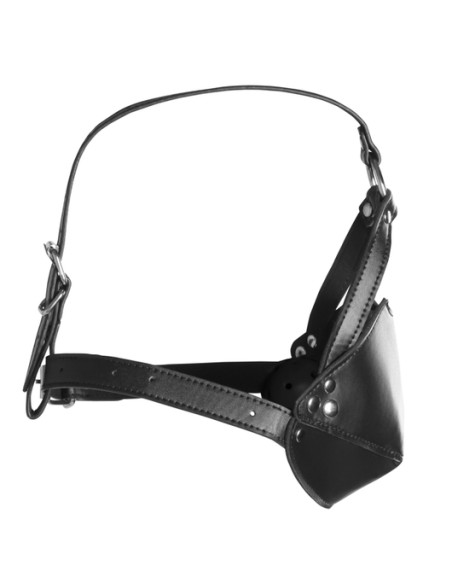 Muselière avec Bâillon Head Harness Noire