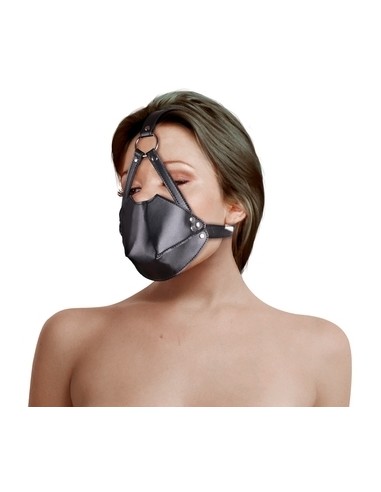 Bâillon avec Boule et Muselière Gag Noir