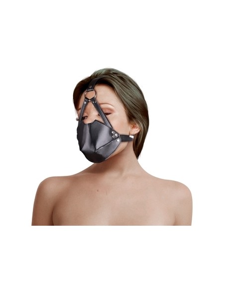 Bâillon avec Boule et Muselière Gag Noir