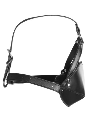 Bâillon avec Boule et Muselière Gag Noir