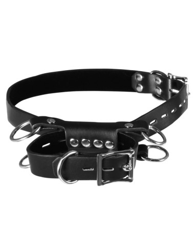 Menottes pour Cuisses Kneeling Cuffs noires