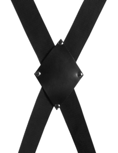 Croix de bondage pour porte Blackcross Noire