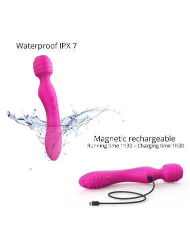 Wand Twist 12 x 3.5cm Rose