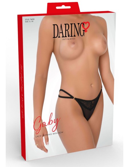String Gaby Noir String Gaby Noir