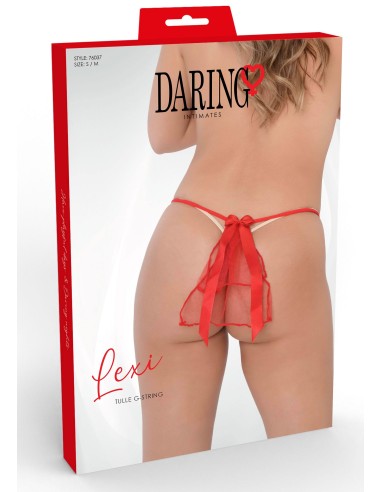 String Ouvert Lexi Rouge