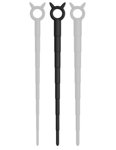 Tige d'urètre en silicone Diablo M 25 cm - Diamètre 5 à 12mm