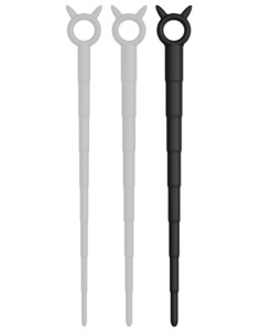 Tige d'urètre en silicone Diablo L 25 cm - Diamètre 7 à 14mm