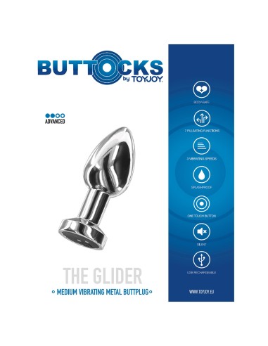 Plug vibrant The Glider M 7.4 x 3.4cm