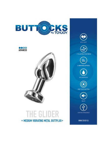 Plug vibrant The Glider M 7.4 x 3.4cm