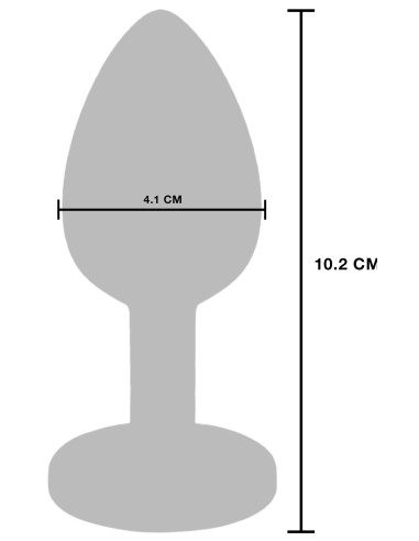 Plug vibrant The Glider L 9 x 4cm