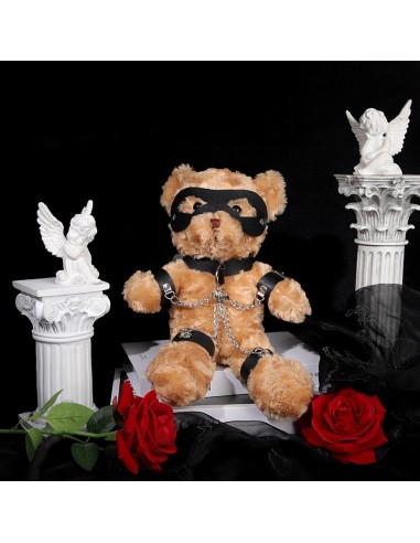 Ours Peluche Teddy Bear Bondage 31cm Marron
