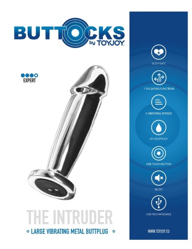 Plug vibrant The Intruder 10.7 x 2.9cm