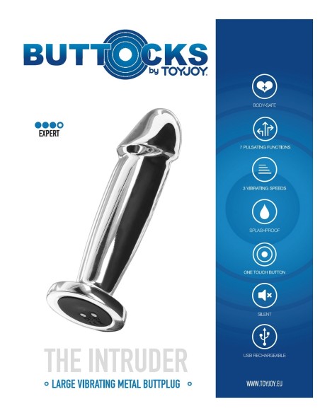 Plug vibrant The Intruder 10.7 x 2.9cm