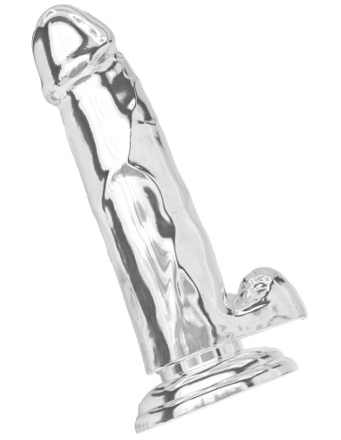 Gode Réaliste Diamond Dick 15.5 x 4cm Transparent
