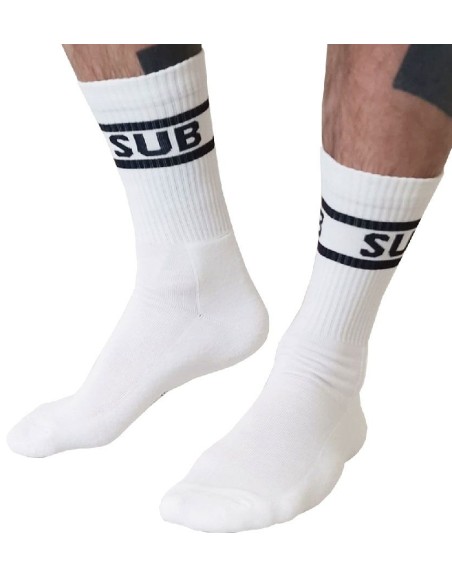 Chaussettes blanches Sub Crew Socks