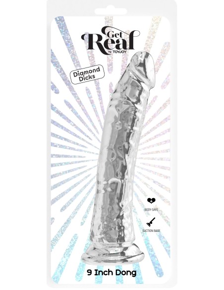 Gode Sans Bourse Diamond Dick 23 x 4.5cm Transparent
