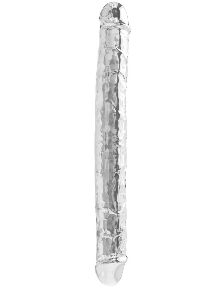 Double Gode Diamond Dick 34 x 3.8cm Transparent Double Gode Diamond Dick 34 x 3.8cm Transparent