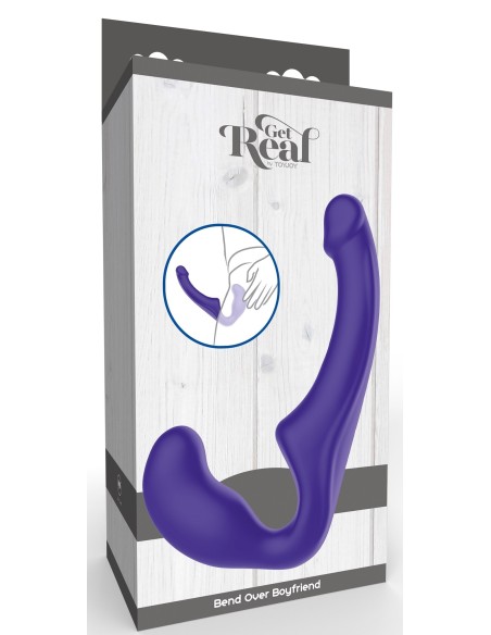 Gode Sans Harnais Purpie 16 x 4cm