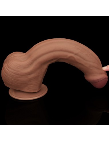Gode Sliding Skin 20 x 5.3 cm Marron