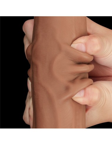 Gode Sliding Skin 20 x 5.3 cm Marron