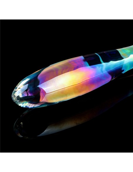 Gode en Verre Double Delight 22 x 3.6cm Transparent