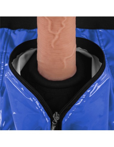 Boxer Chic Strap-On Bleu