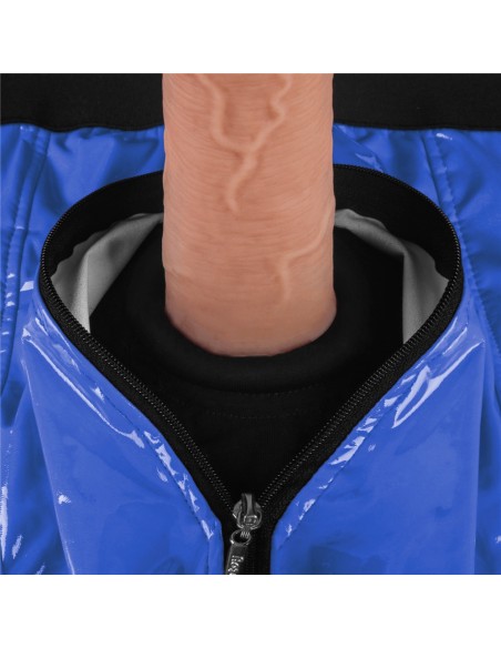 Boxer Chic Strap-On Bleu