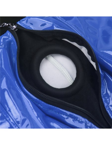 Boxer Chic Strap-On Bleu