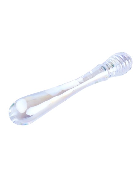 Gode en Verre Twin Pleasures 20 x 3.6cm Transparent