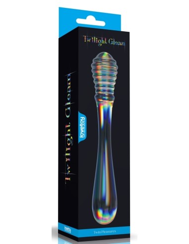 Gode en Verre Twin Pleasures 20 x 3.6cm Transparent