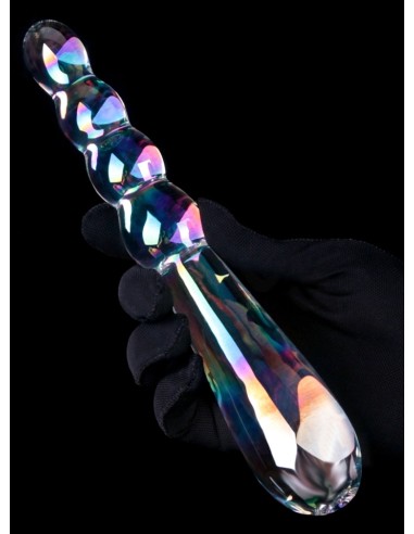 Gode en Verre Rising Ripples 18 x 3.5cm Transparent