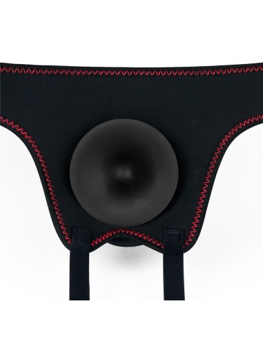 Gode-ceinture vibrant Easy Strap 15.5 x 5 cm Noir