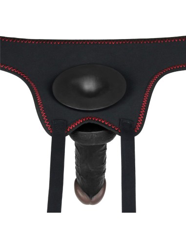 Gode Ceinture Vibrant Easy Strap-On 12 x 3.7 cm Marron