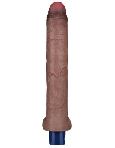 Gode vibrant Softee Vibe 21 x 4cm Marron