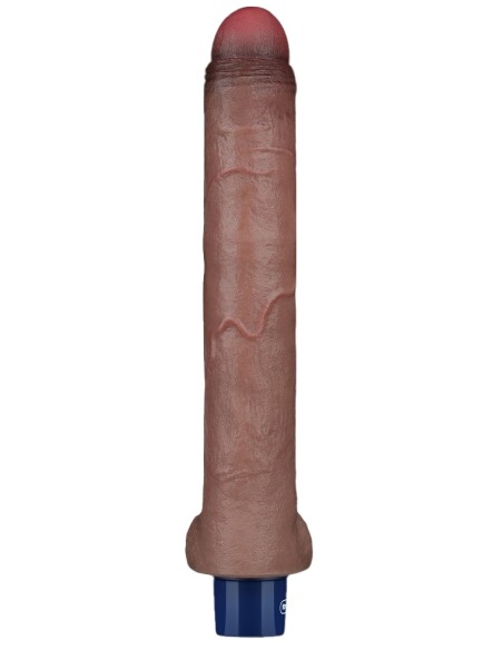 Gode vibrant Softee Vibe 21 x 4cm Marron