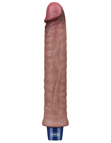 Gode vibrant Softee Wizz 21 x 4cm Marron