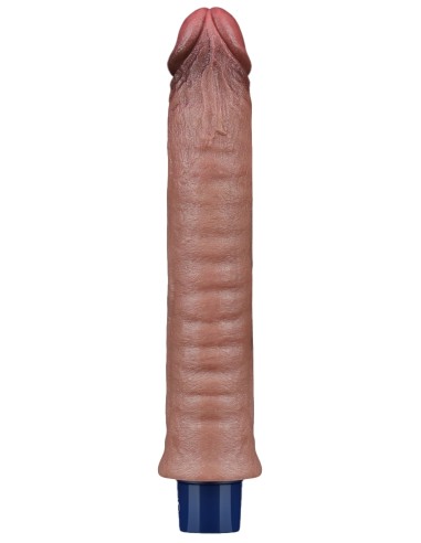 Gode vibrant Softee Wizz 21 x 4cm Marron