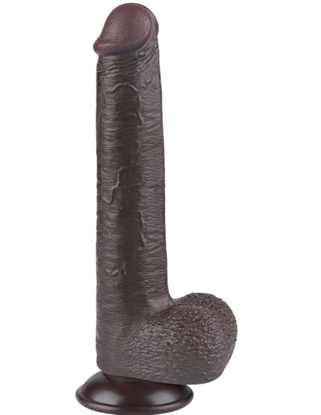 Gode Sliding Skin 17 x 3.5cm Noir