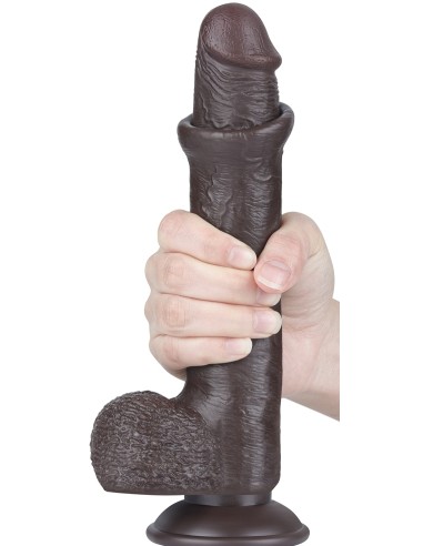 Gode Sliding Skin 17 x 3.5cm Noir