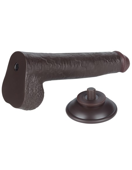 Gode Sliding Skin 17 x 3.5cm Noir