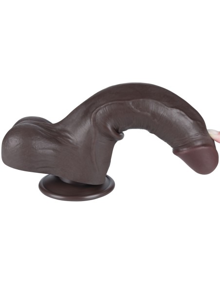 Gode Sliding Skin 16 x 4.2 cm Noir