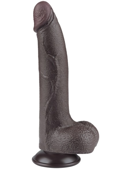Gode avec Bourses Sliding Skin 17 x 4cm Noir Gode avec Bourses Sliding Skin 17 x 4cm Noir