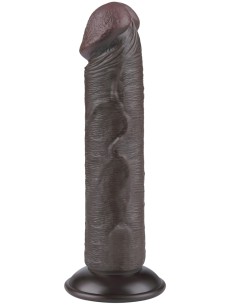 Gode Sliding Skin 17 x 4cm Noir